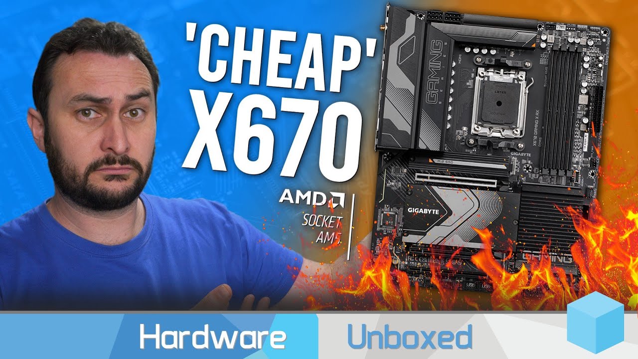 Cheapest AMD X670 Boards Tested, VRM Thermals: Some AM5 Boards 10% Slower For Gaming