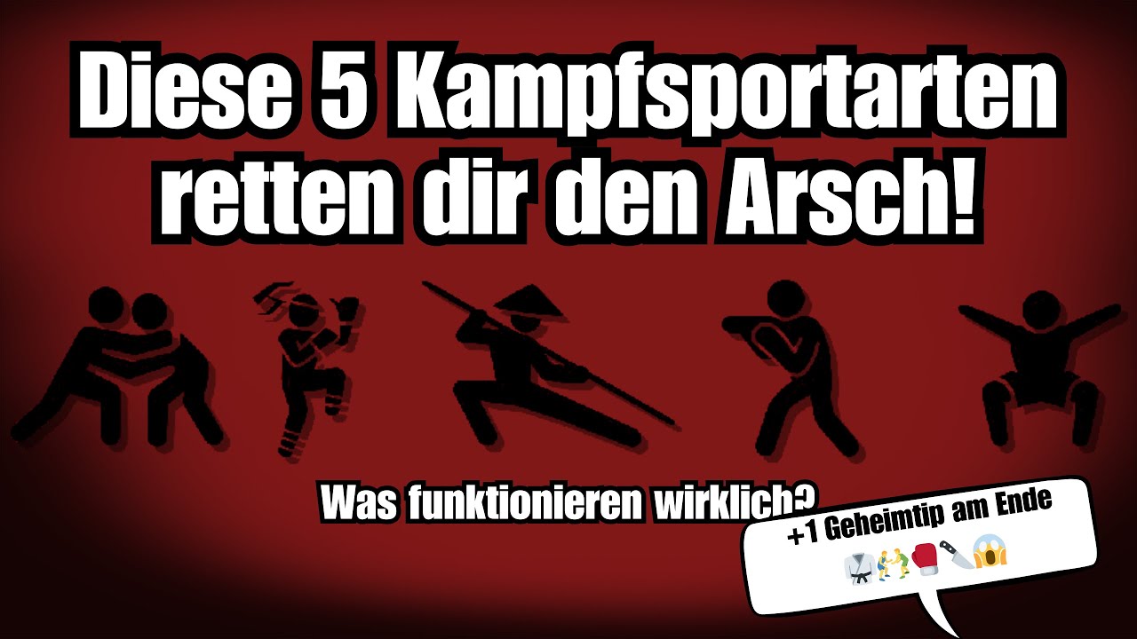 Die 5 (+1) besten Kampfsportarten f&uuml;r Selbstverteidigung (und eine wird dich &uuml;berraschen)