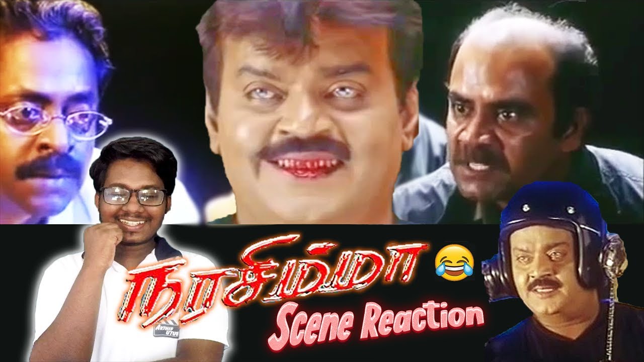Vijayakanth Electric Shock Scene (தமிழ்) | Narasimha Movie | Reaction !!!