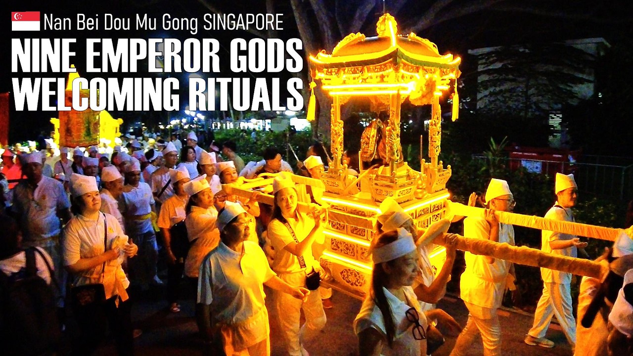 Welcome Ritual - Nine Emperor Gods 九皇爷 Celebration 2024 - Nan Bei Dou Mu Gong, Singapore 🇸🇬