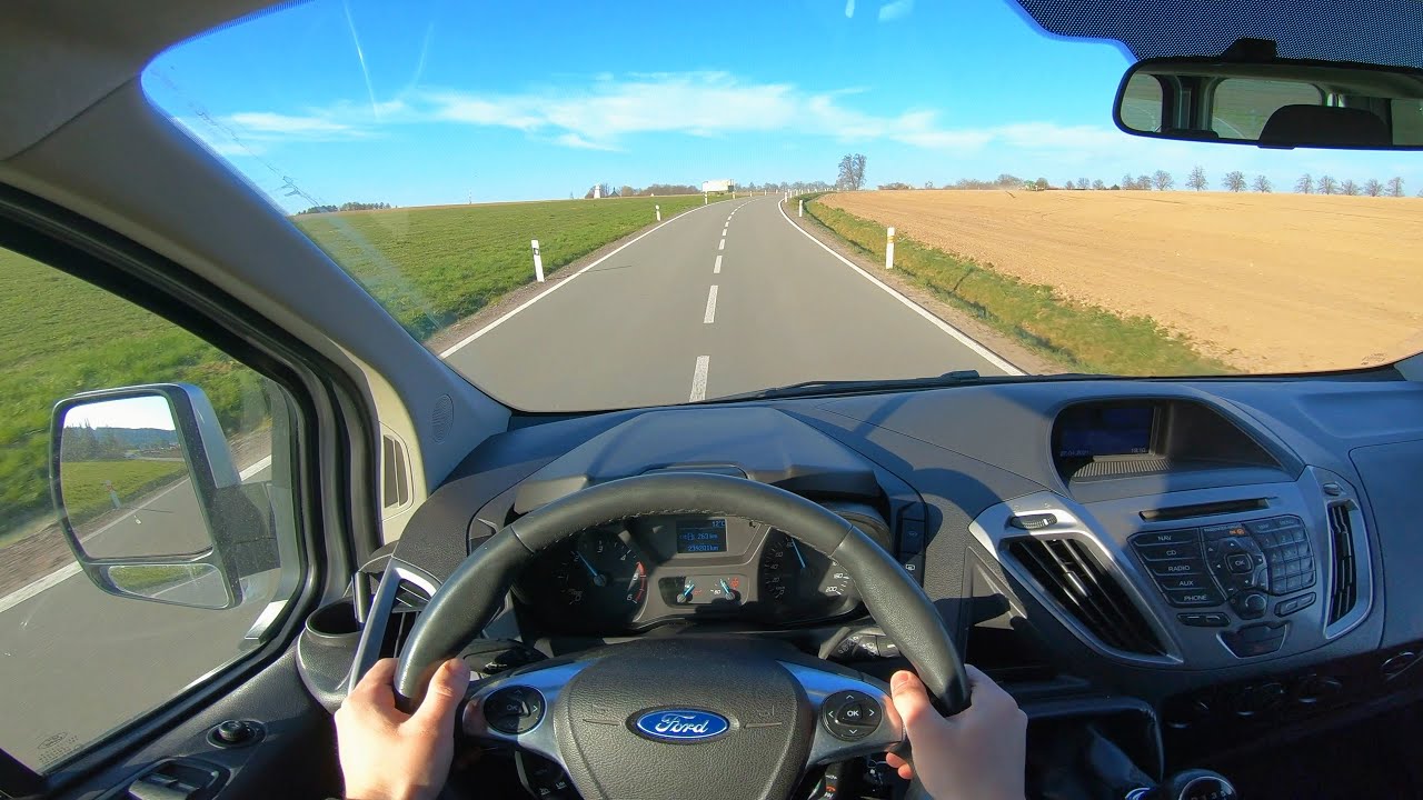 2014 Ford Transit Custom 2.2 TDCi | POV Test Drive - Acceleration, City, Fast Driving (4K)