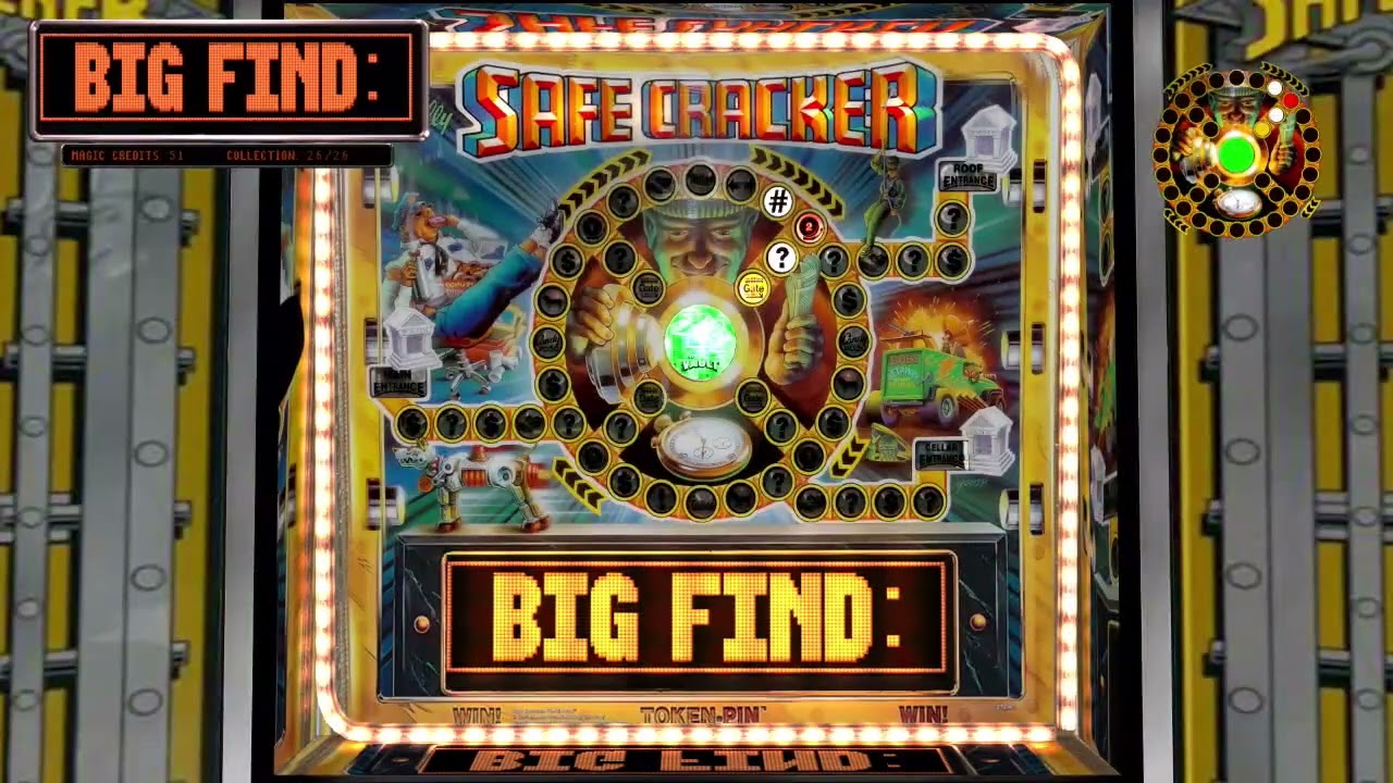 The Pinball Arcade for Nintendo Switch: Delisted Safe Cracker (Standard View) Big Find - Gate Space