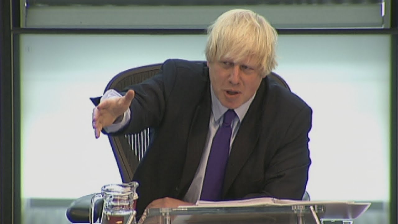 Boris Johnson tells London Assembly's Andrew Dismore to 