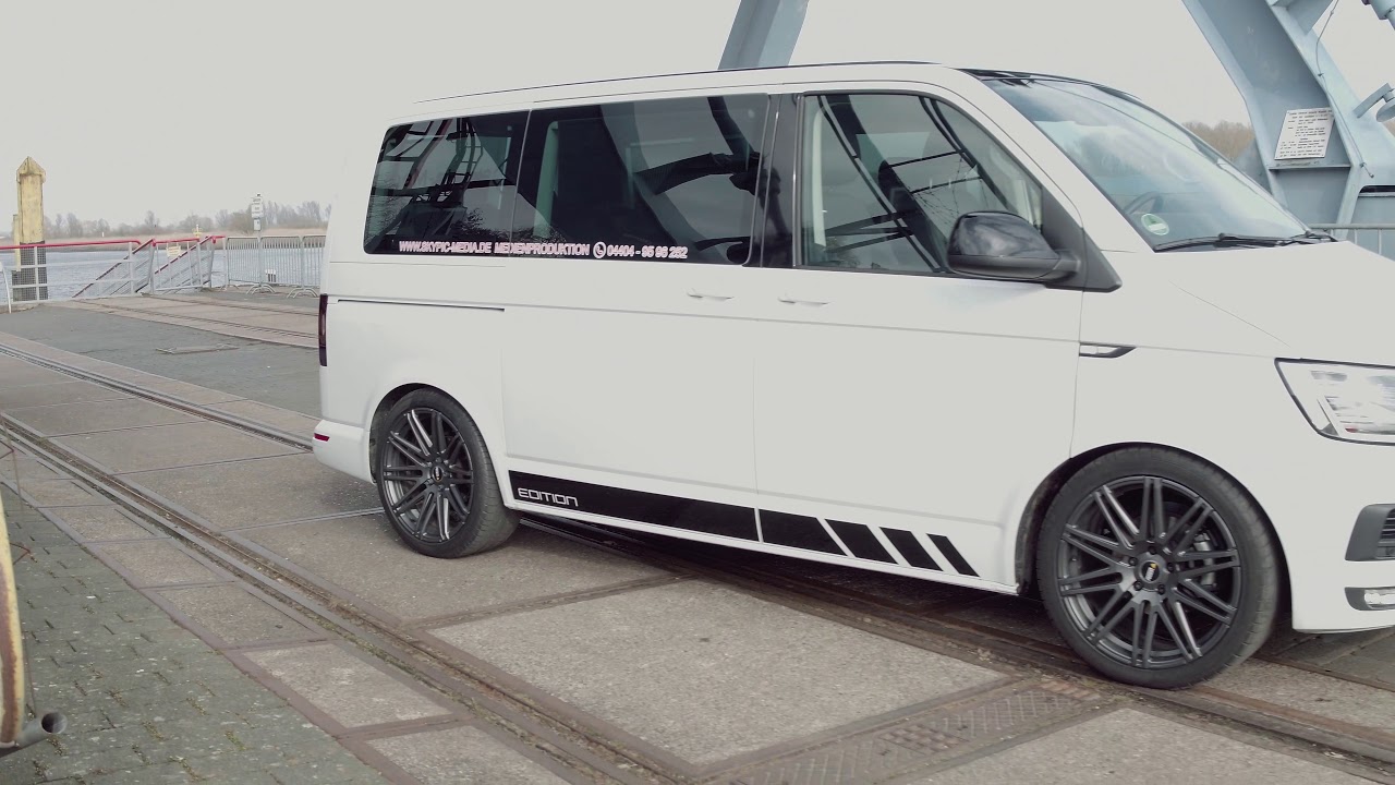 VW T6 mit Bilstein B14 und 20 Zoll Twin-Monotube-Projekt Felgen in gunmetal