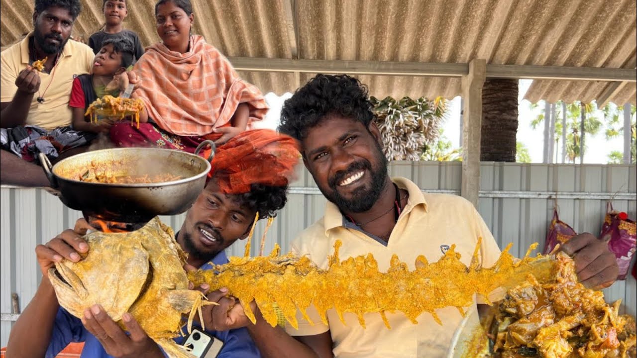 மரியதாஸ் பிடிச்சிட்டு வந்த 15 கிலோ கட்டா மீனை என்ன செய்றோம் பாருங்க