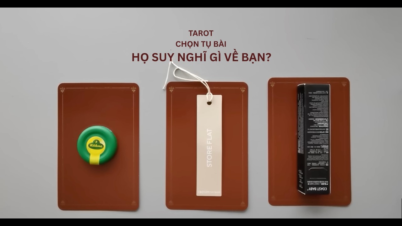 tarot: chọn tụ bài: họ suy nghĩ gì về bạn?
