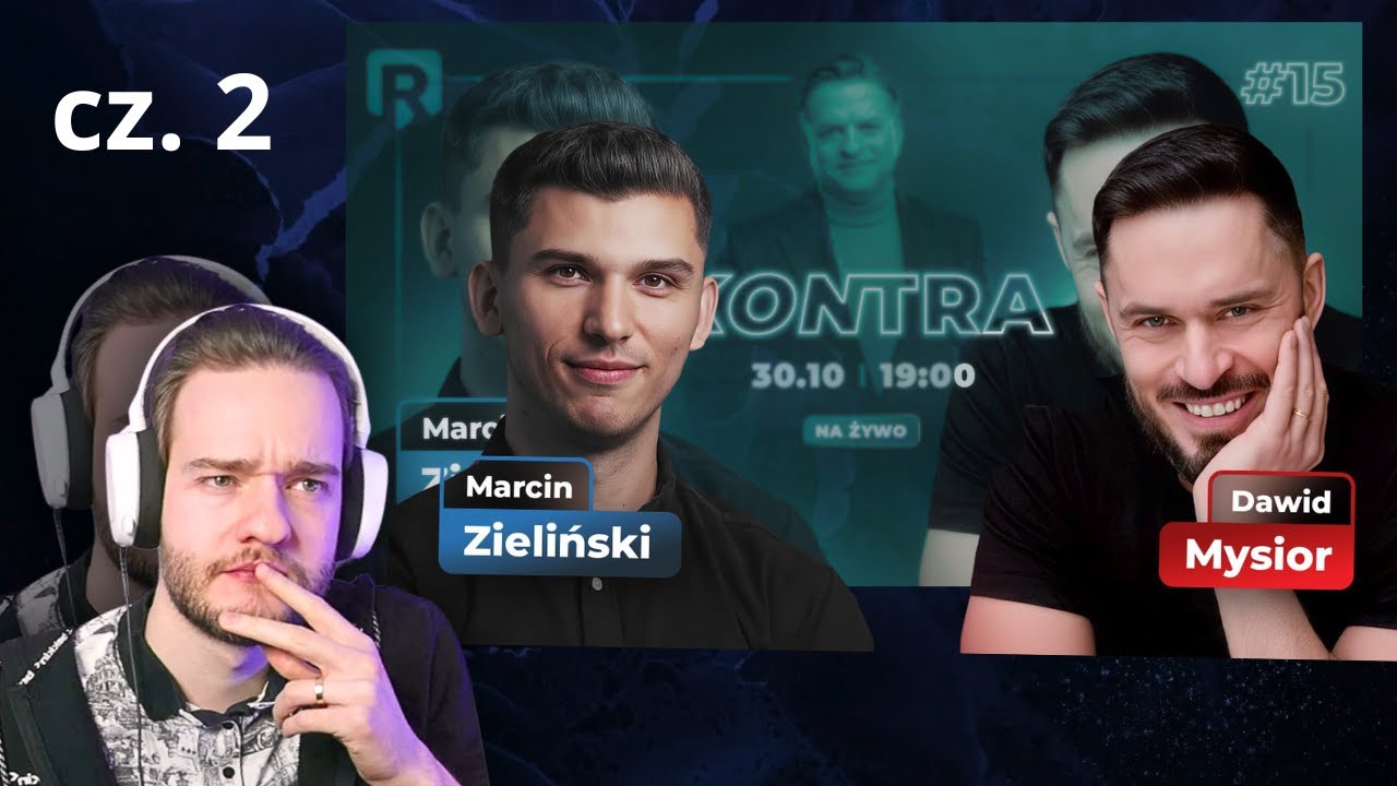 Dawid Mysior zaczyna maglować Marcina Zielińskiego  D:
