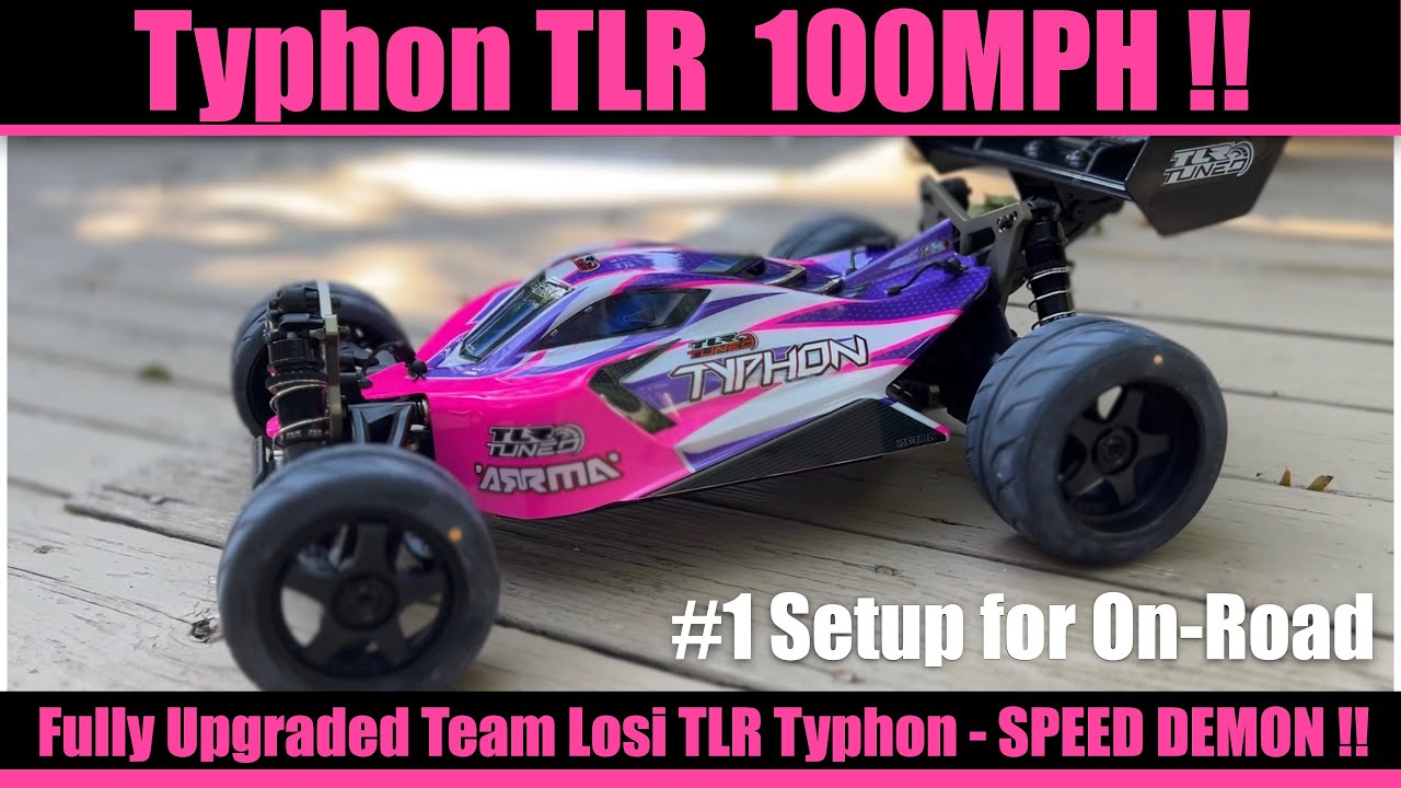 Team Losi TLR Typhon - 100 MPH Speed Demon !! Full Setup !