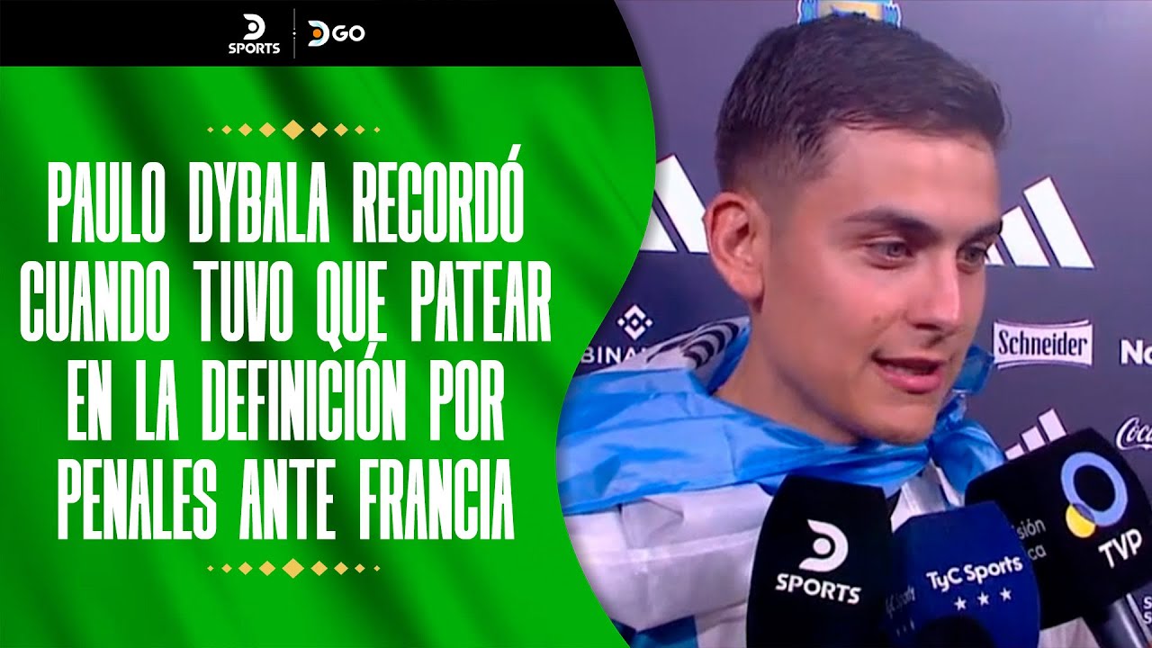 #DYBALA recordó el momento en el que pateó un penal para #ARGENTINA en la definición ante #FRANCIA