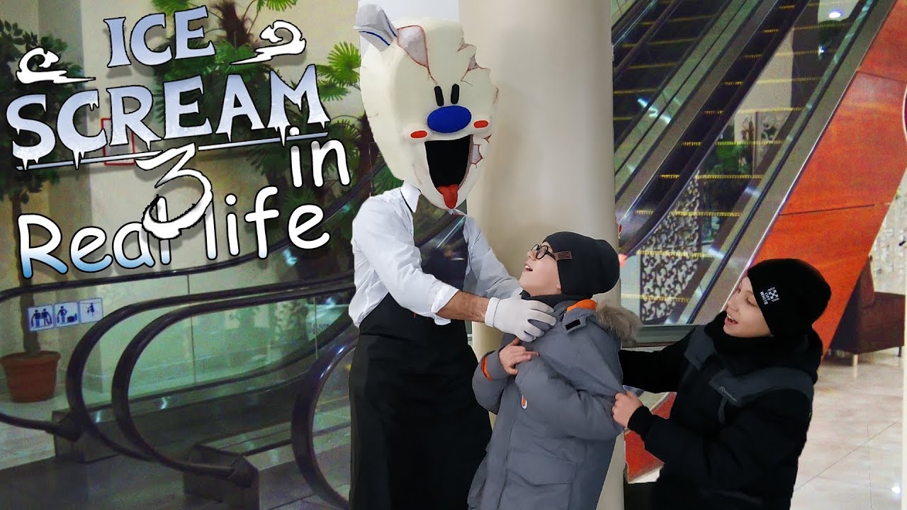 ICE SCREAM EPISODE 3 Update City Mall in Real life| Мороженщик 3 в Торговом центре в Реальной жизни!