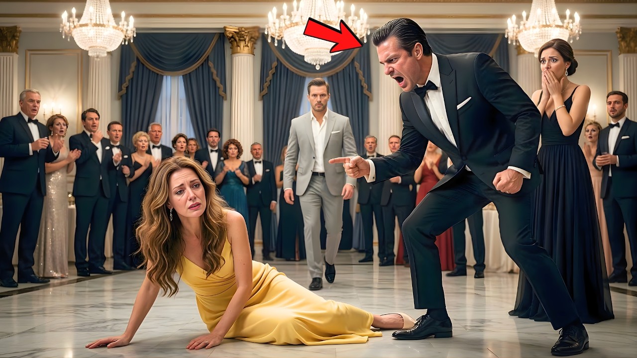 SEU ESPOSO A HUMILHOU NA FESTA… MAS UM CONVIDADO REVELOU QUEM ELA REALMENTE ERA