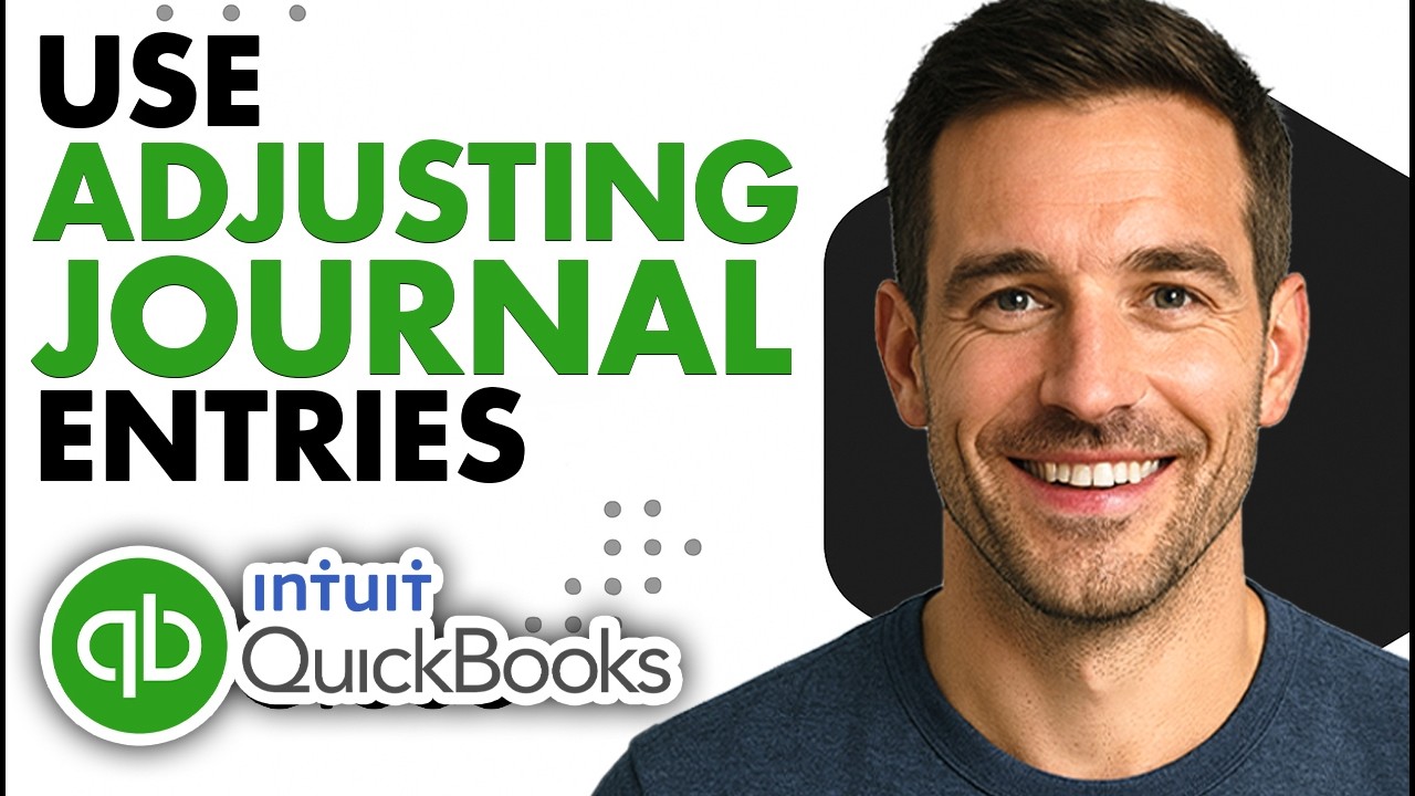 How To Use Adjusting Journal Entries In QuickBooks Online (Easiest Way)(2026 Guide)