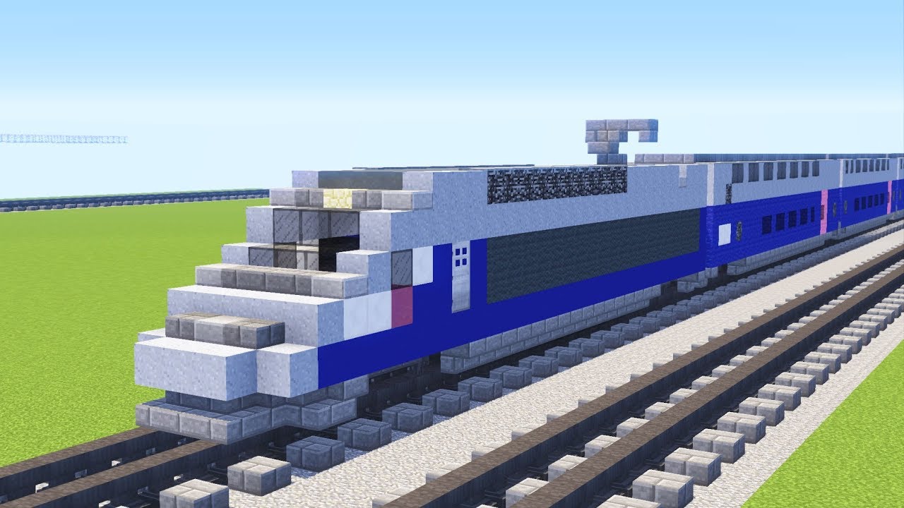 Minecraft SNCF TGV Duplex Power Car Tutorial