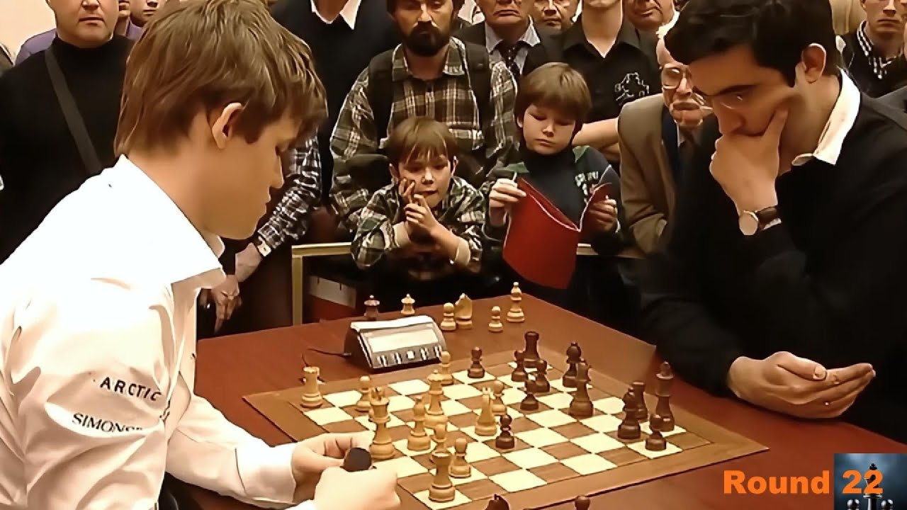 Magnus Carlsen vs. Vladimir Kramnik / FIDE World Blitz 2010 /  Pirc Defense &  remarkable endgame