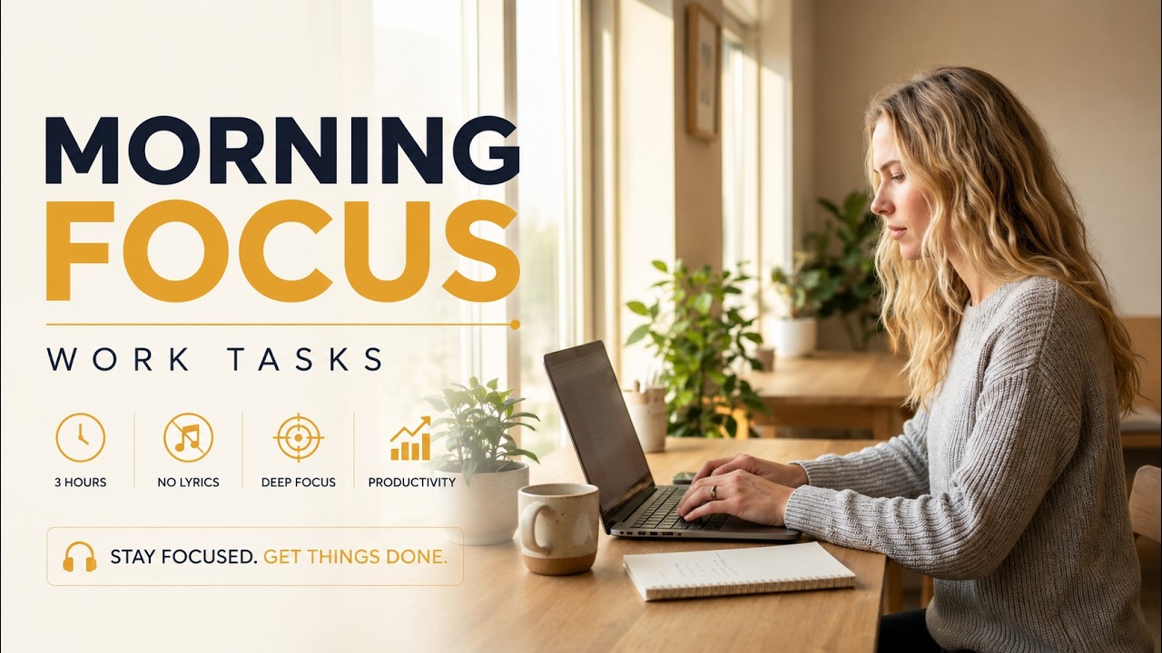 Work Ambience Sound | Calm Focus for Office & Home