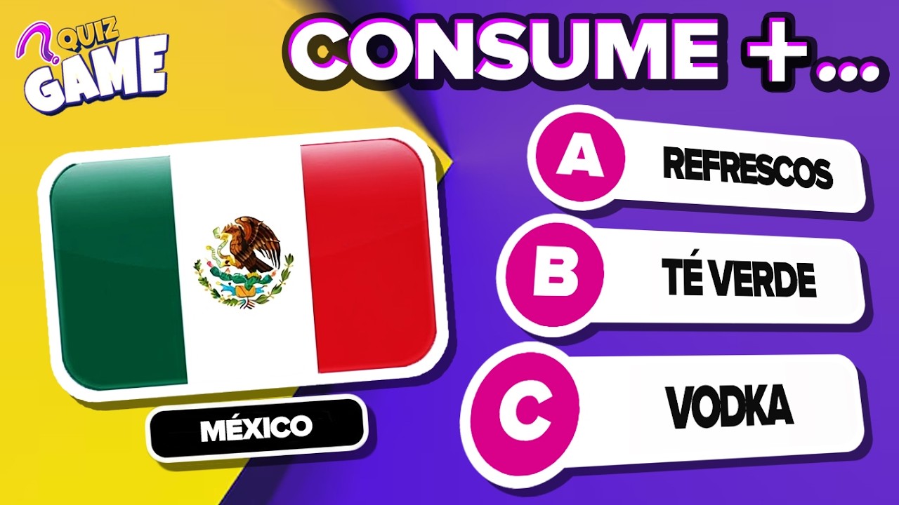 Potencias de Consumo 🌍 ¿Quién Lidera el Mundo en Consumo? | Trivia de banderas del mundo