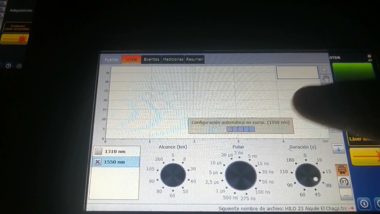 2da Parte. Aprenda a configurar un OTDR EXFO MaxTester 730C desde cero.