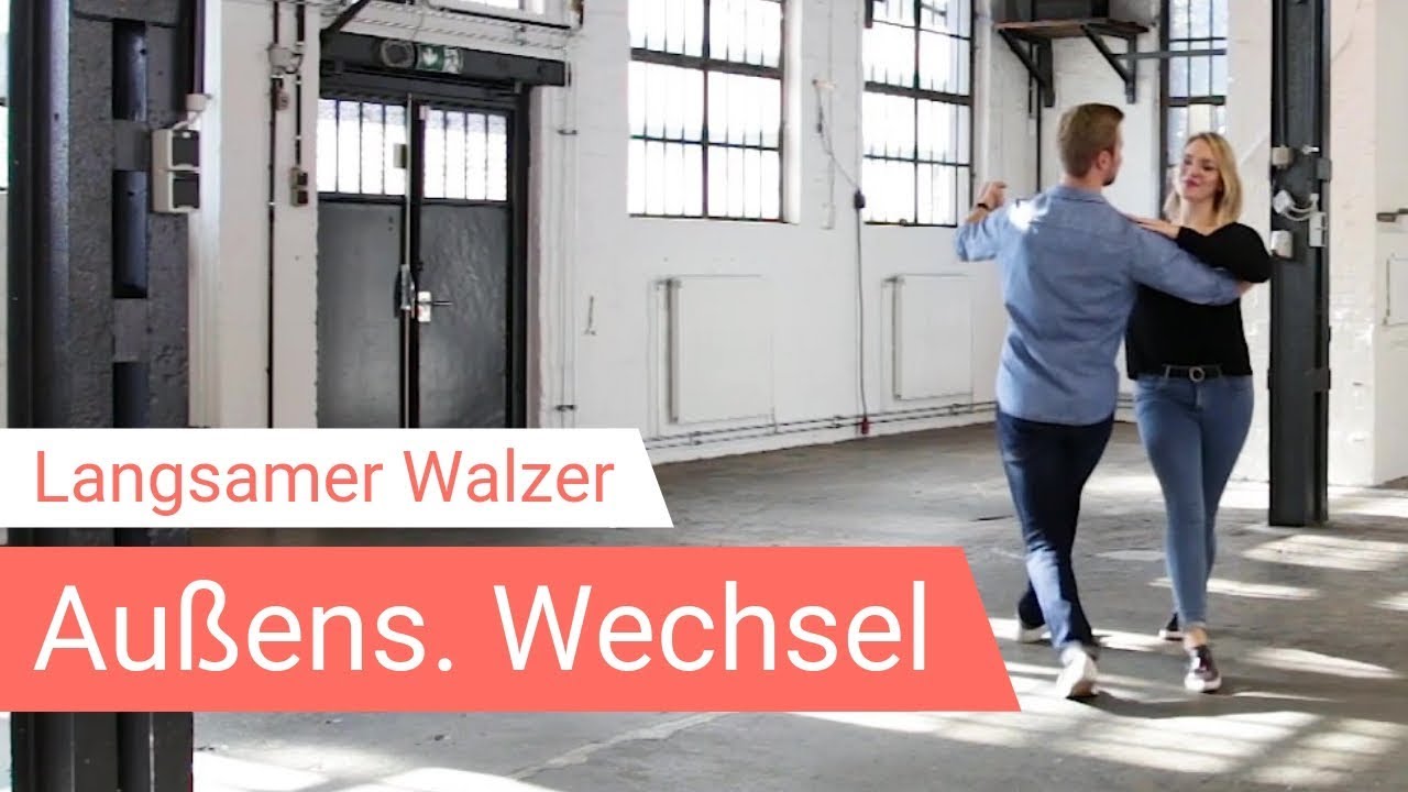 Langsamer Walzer Figur: Außenseitlicher Wechsel