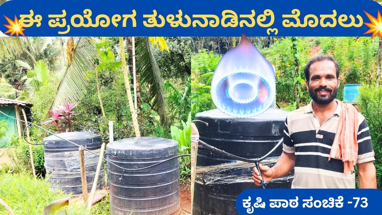 ಒಂದೇ ಸೆಗಣಿಯಿಂದ 3 ವಿಧಾನದಲ್ಲಿ 99% ಗೋಬರ್ ಗ್ಯಾಸ್ ತೆಗೆಯುವ ವಿಧಾನ ⁉️ಕೇವಲ ಗ್ಯಾಸ್ ಗಾಗಿ ಅಲ್ಲ @ನರೇಶ್ ಬೆಳ್ತಂಗಡಿ 