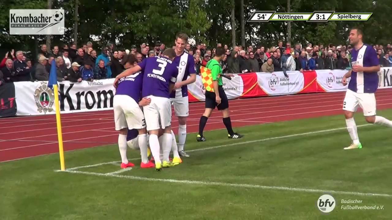 Krombacher Pokal Baden, Finale: FC Nöttingen vs. SV Spielberg - Zusammenfassung