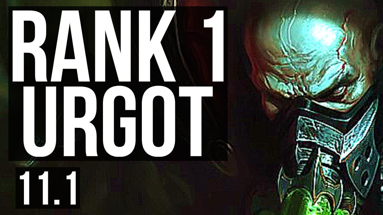 URGOT vs GANGPLANK (TOP) | Rank 1 Urgot, 7/2/8 | KR Master | v11.1