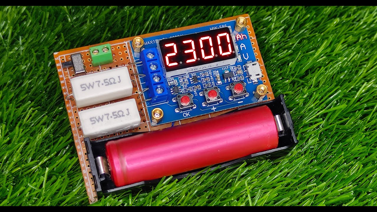 ZB2L3 Li-ion Lithium, Lead-acid Battery Capacity Meter & Discharge Tester for 18650 || HW-586 3641AH