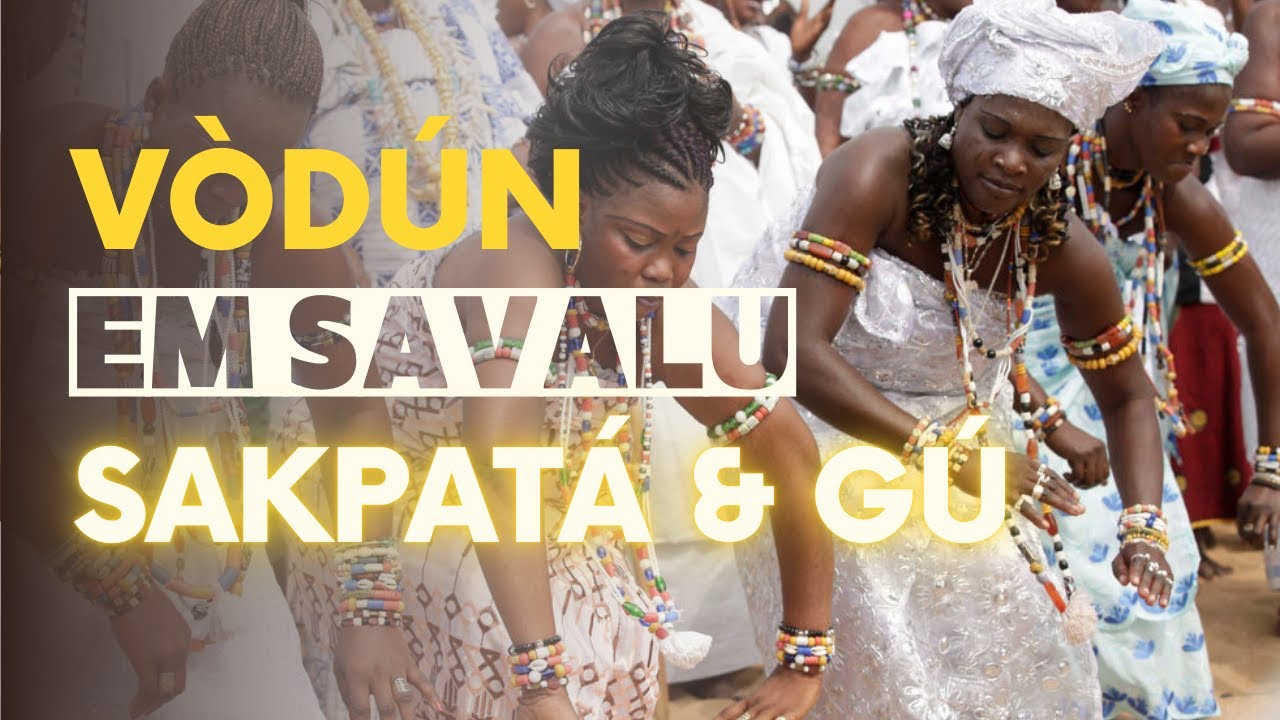 Celebração de Culto de Vodun no Benin na cidade de Savalú - Sakpata, Gú e Sogbo