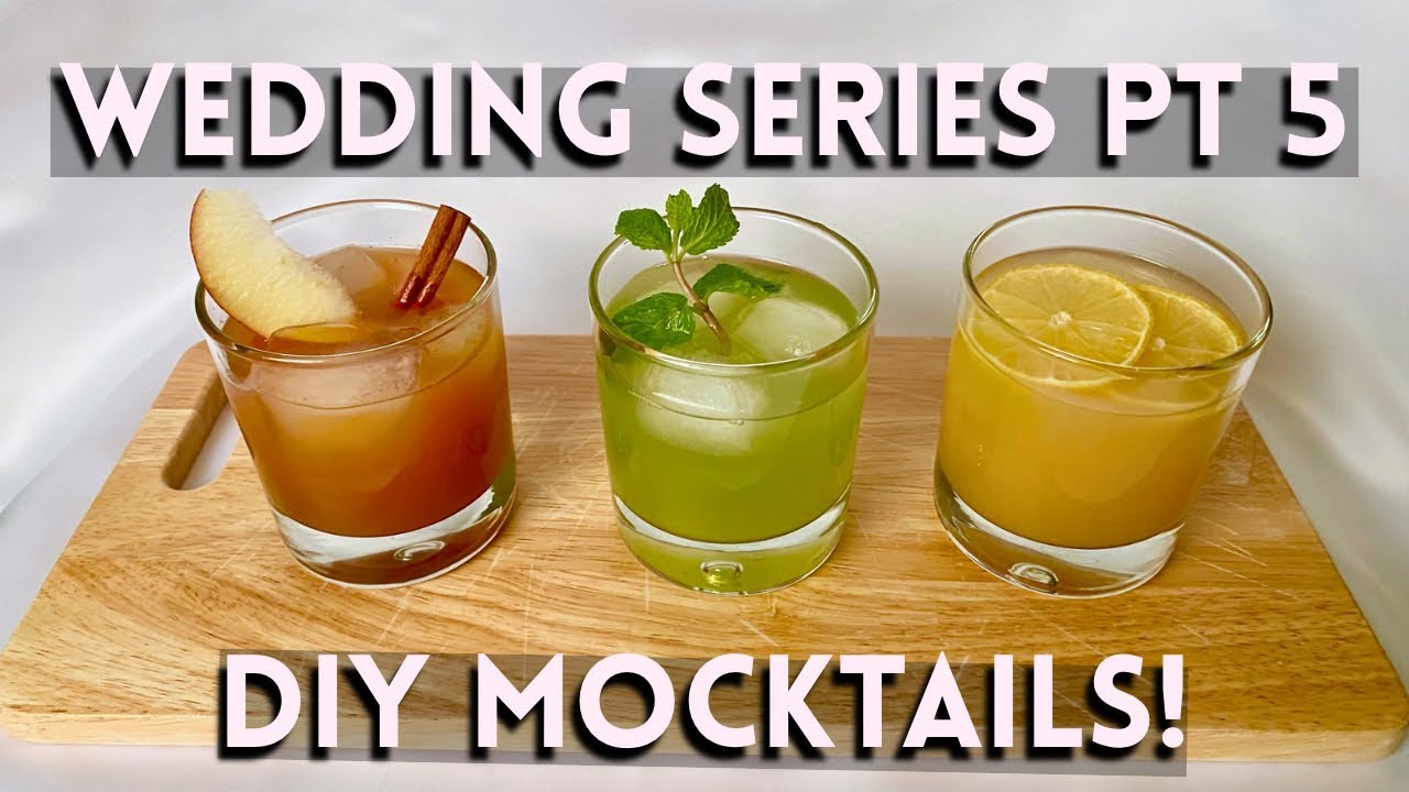 I tried making WEDDING MOCKTAILS | Becoming SugarMilk