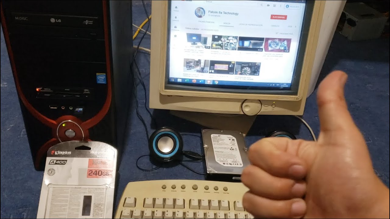 Cambio de un #HDD Disco Duro Mecánico por un #SSD de 240GB