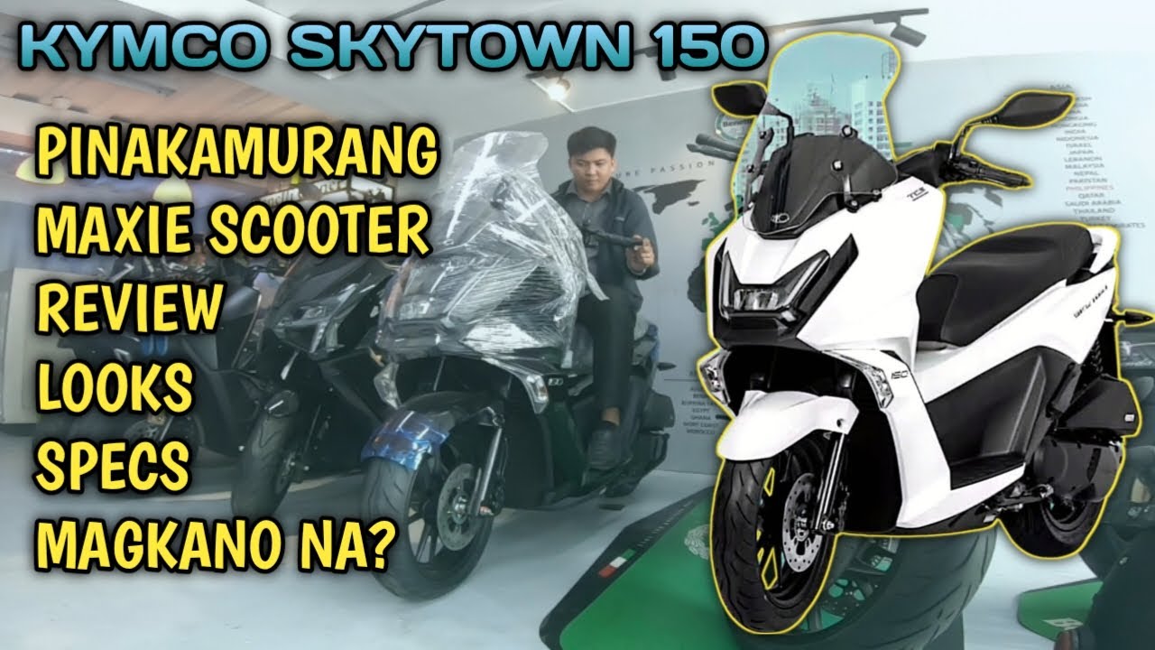 KYMCO SKYTOWN 150 FULL REVIEW, LOOKS, SPECS, MAGKANO NA? | DUDE YMARTV