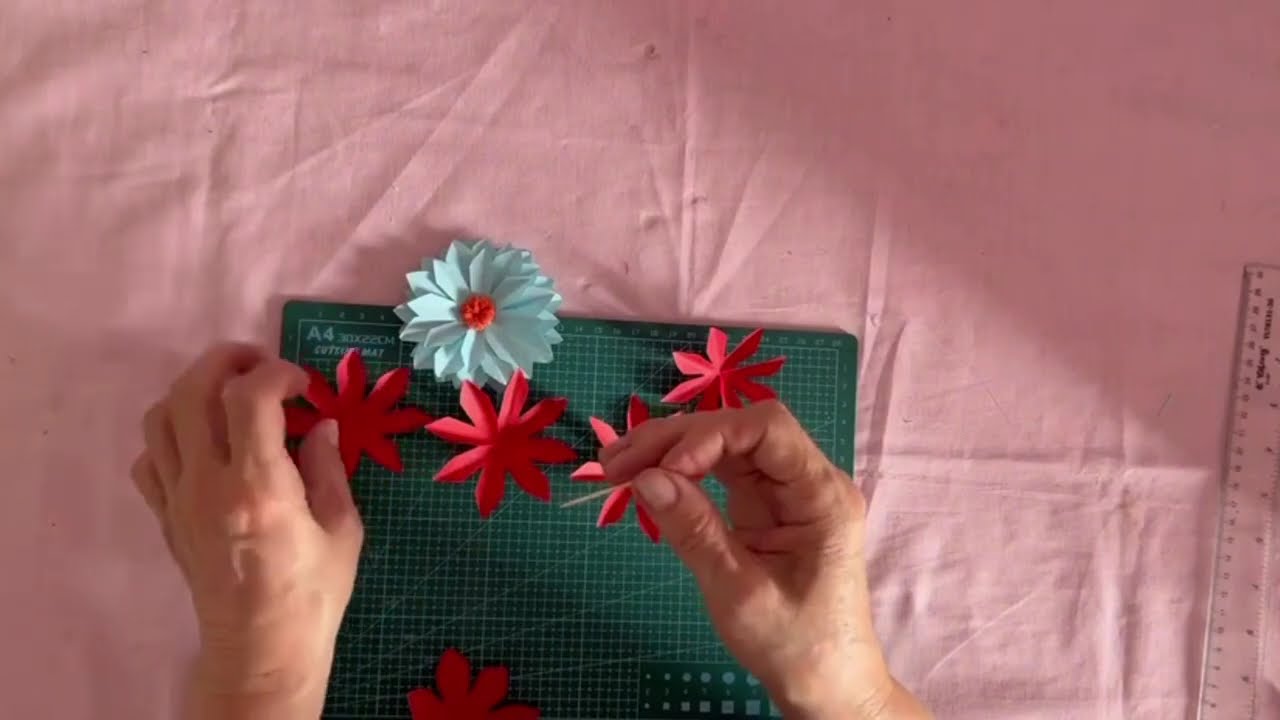 Easy Hand Craft with Paper 🌹