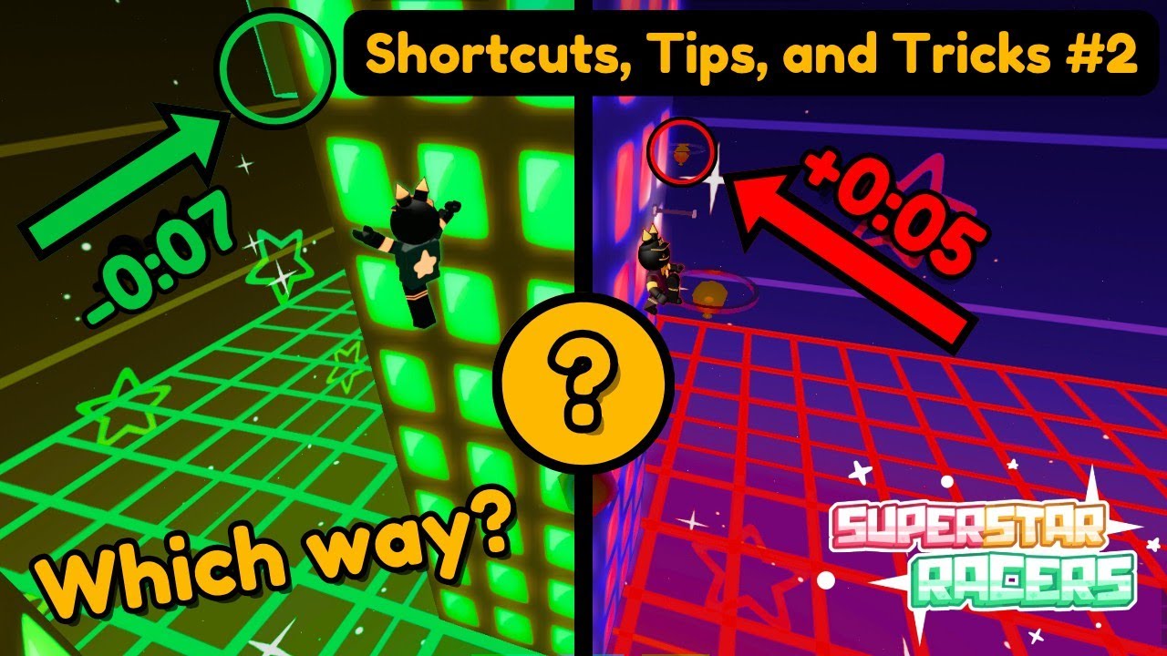 How to Be a PRO at Roblox Superstar Racers: Part 2! (Shortcuts, Tips, and Tricks)