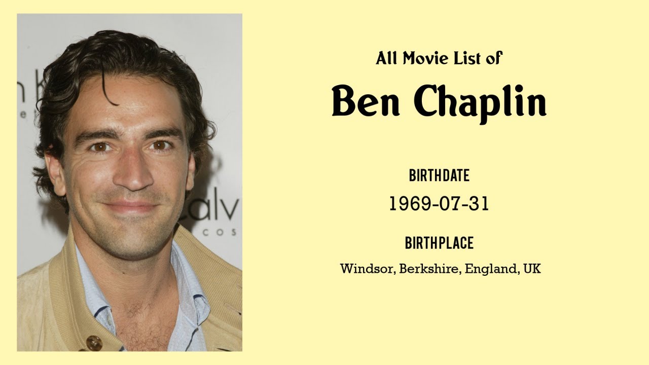 Ben Chaplin Movies list Ben Chaplin| Filmography of Ben Chaplin