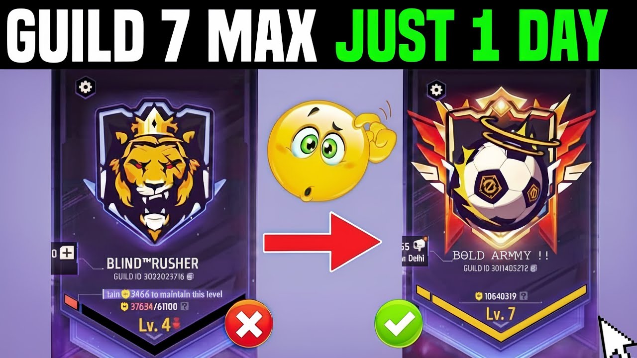 Guild Max In Just 1 Day ( 100% Real Trick 🔥 ) 
