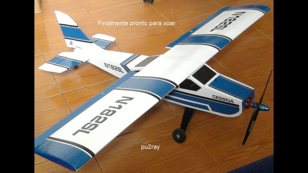 CESSNA 182  passo a passo de DEPRON 4mm - Como fazer um aeromodelo