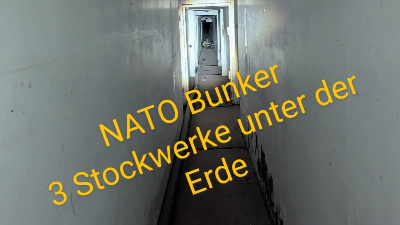 NATO Bunker 3 Stockwerke unter der Erde