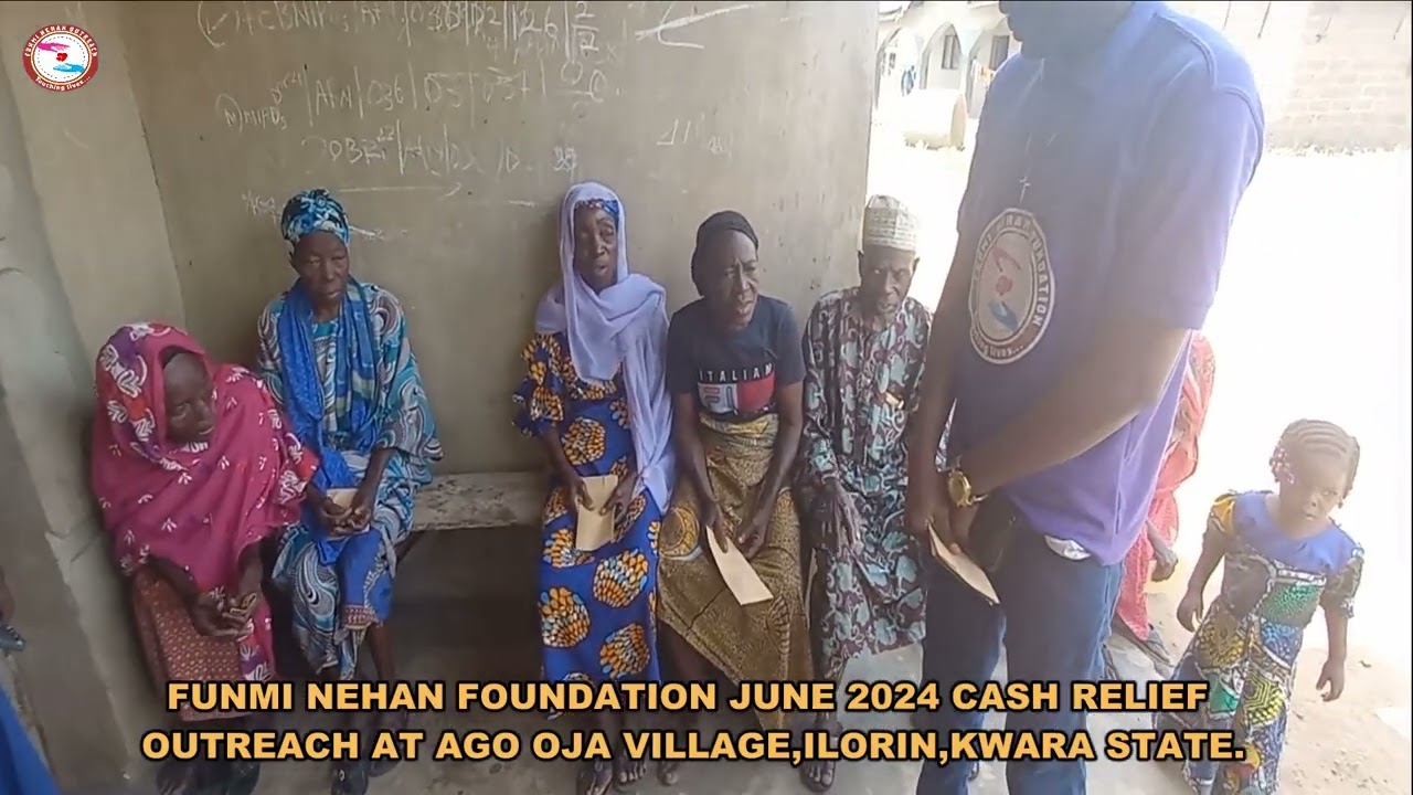 JUNE 2024 CASH RELIEF OUTREACH (AGO OJA VILLAGE)