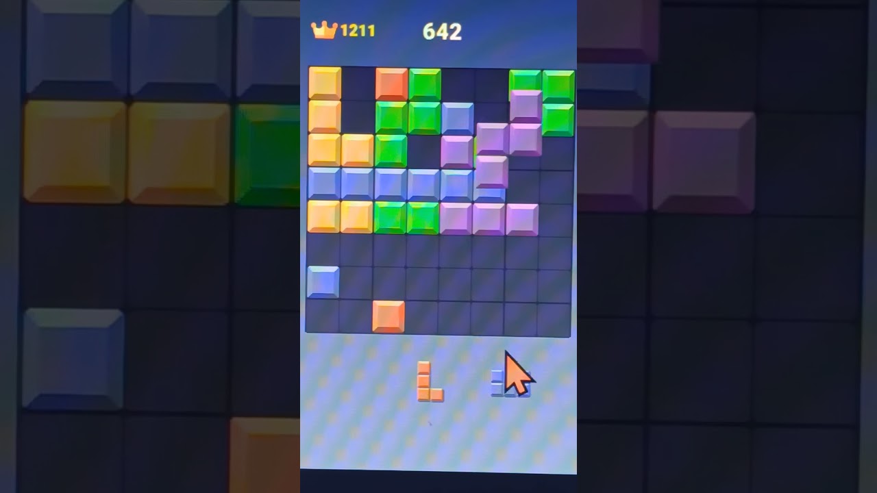 Puzzle block game score: 1886 #fyp #games #blockblast #puzzle #puzzletime #videogames #tetris