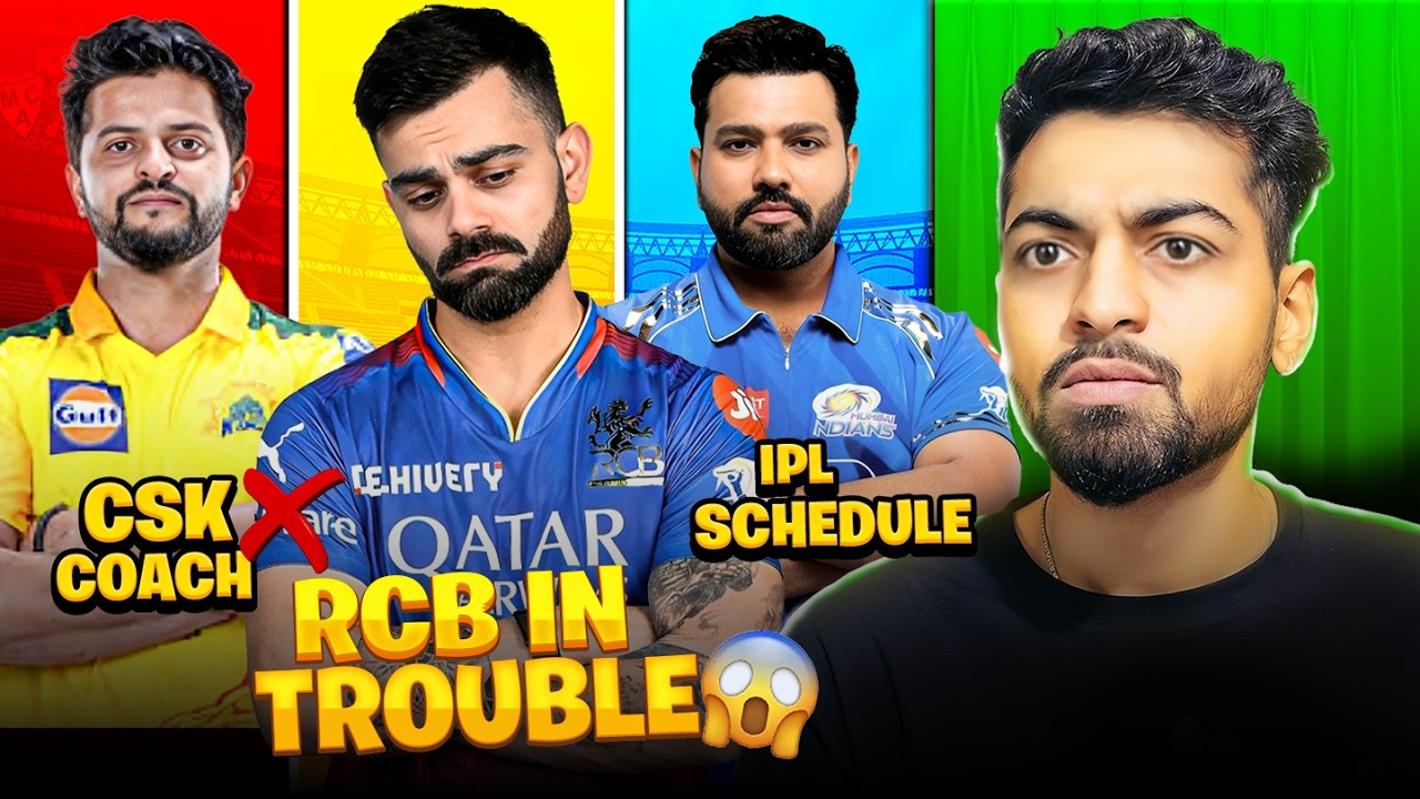 IPL NEWS : RCB Matches in Trouble | IPL 2026 Schedule Released | RCB vs SRH Opener