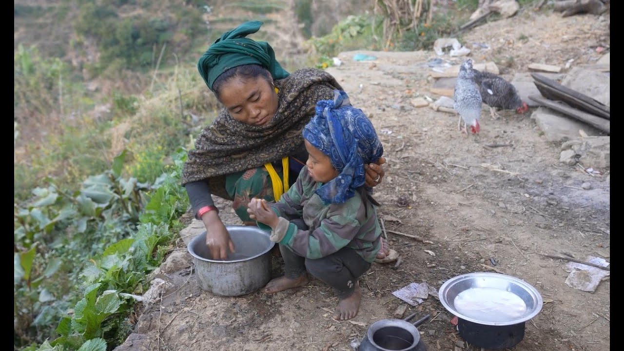 Family love in the village || Mountain life