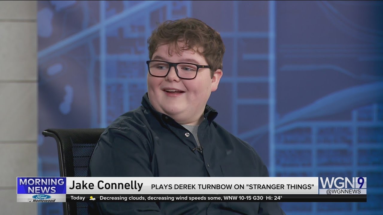 'Stranger Things' star, the delightful Jake Connelly joins WGN Morning News!