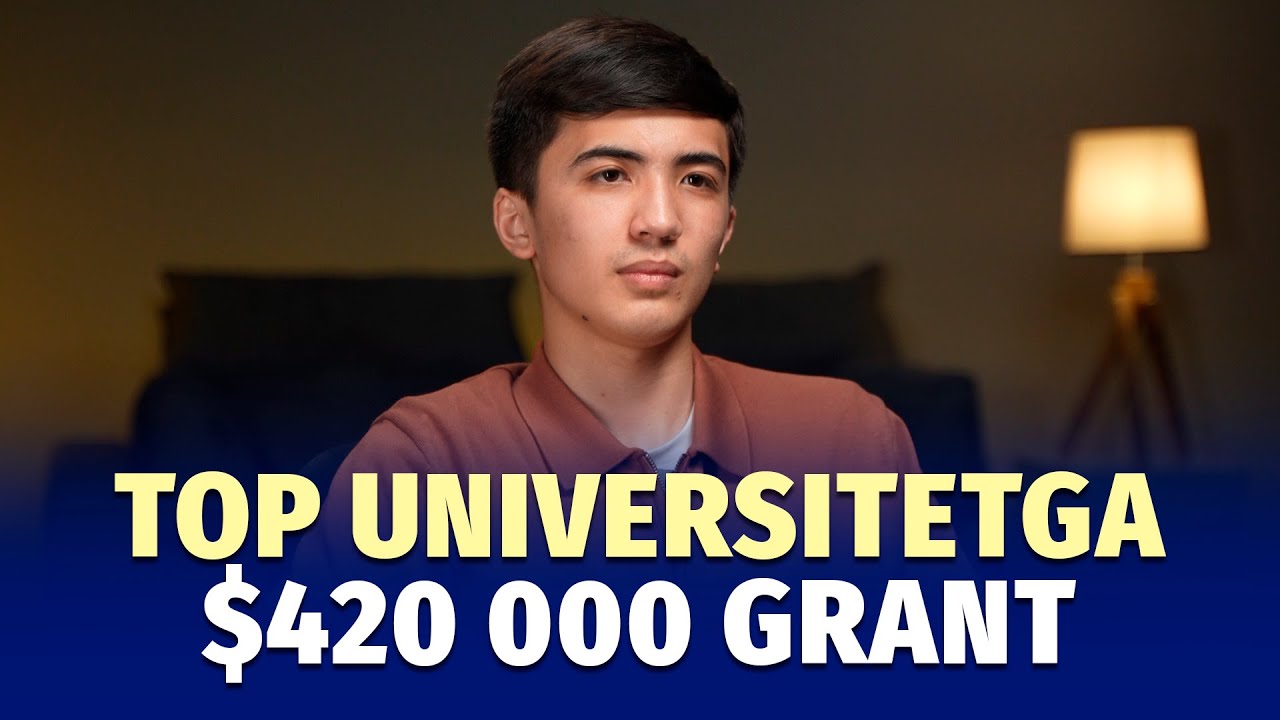 Chikago universitetiga to‘liq grant yutgan ilk o‘zbek yigiti