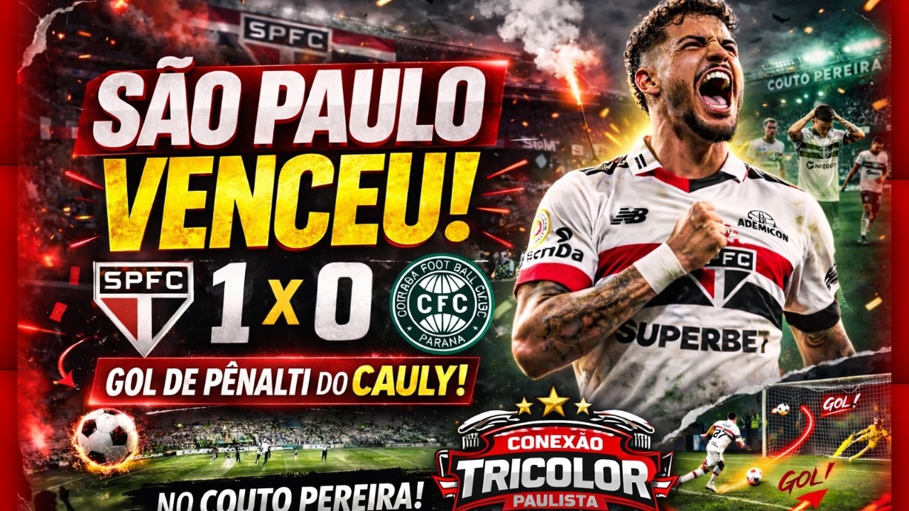 CAULY DECIDE! SPFC GANHA NO COUTO PEREIRA!