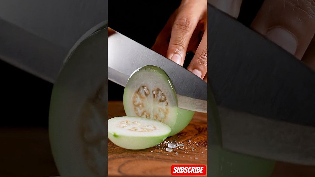 Realistic Glass Guava &ndash; Ultra Cinematic ASMR Slicing 🍈🔪✨ | #shorts #asmr #satisfying #relaxingsounds