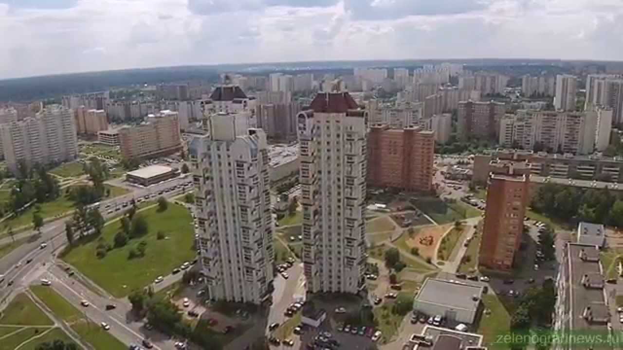 Зеленоград с высоты птичьего полета