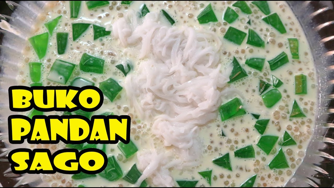 BUKO PANDAN SAGO GULAMAN RECIPE | HOW TO MAKE BUKO PANDAN SALAD | NEGOSYO SA MALIIT NA PUHUNAN