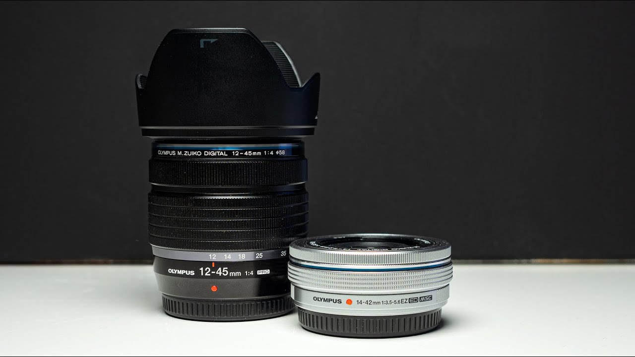 Olympus 12-45mm F4.0 против китового объектива 14-42mm с Red35!