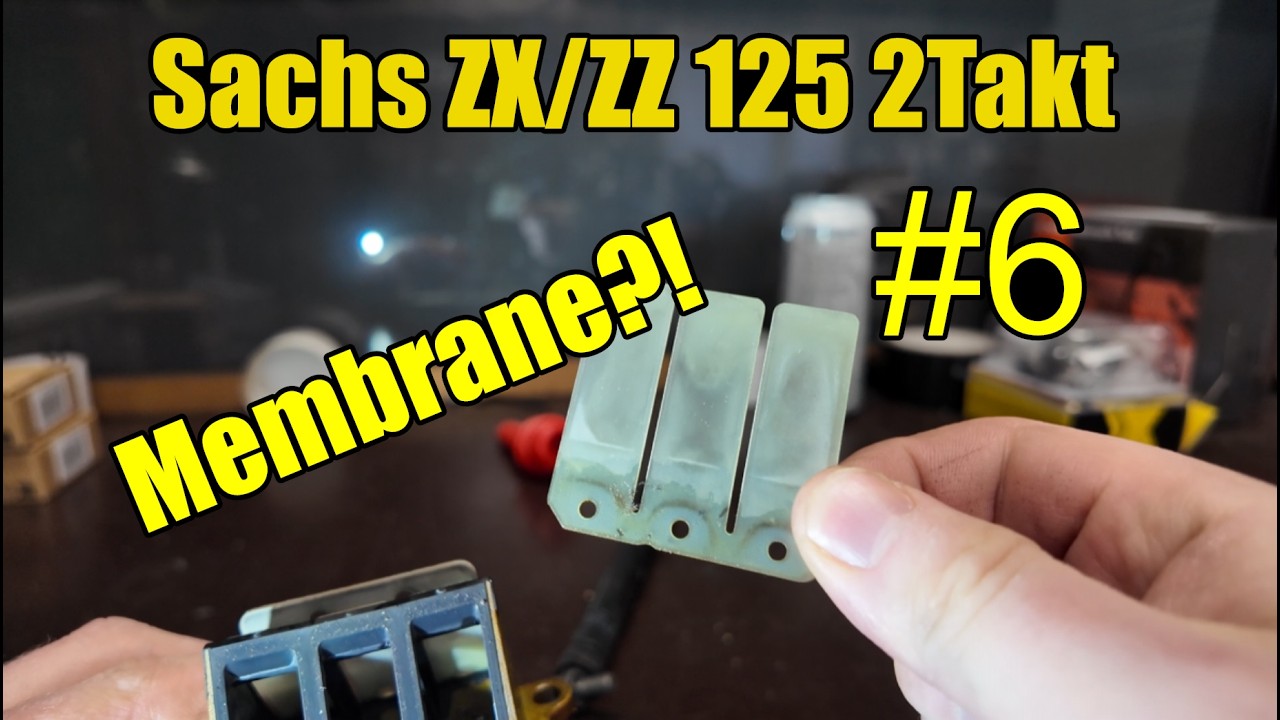 SmotoX Projekt Sachs ZZ / ZX 125 #6 - Wir prüfen die Membrane