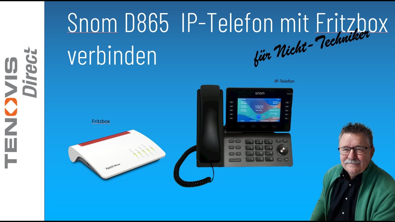 Snom D865 an Fritzbox anschliessen