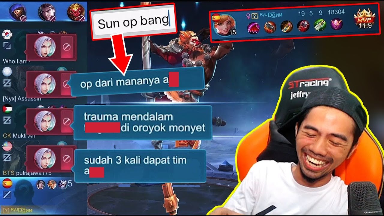 BAN SUN !! BAHAYA ULTINYA DIKER0Y0K MONYET WKWKWKK